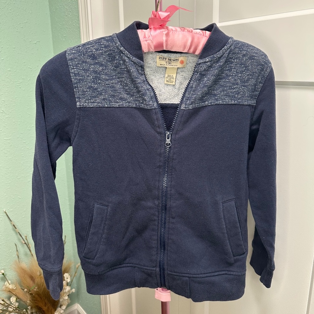 Ruff Hewn child small(8) jacket blue kids